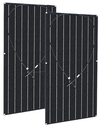 Kit De Panneaux Solaires 3000W/1500W, Panneau Solaire Photovoltaïque Flexible 18V, Chargeur Batterie Portable, Cellules D'extérieur For Maison/Camping Une énergie Efficace Fiable(2PC-3000W)