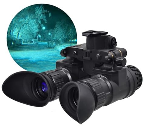 CVFRDD Optik PVS 31 FOV40 Grad Nachtsichtbrille NVG Nachtsicht-Fernglasgehäuse mit Gen 2+ Tube(Gen2+FOM1400+P43/P45)