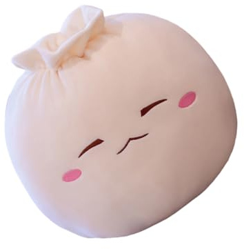 Oxxggkao Gefüllte aus PP Baumwolle, Anime Design, Baozi Plüschpuppe für Heimbüros, Schreibtischdekorationen und emotionale Unterstützung, bequemes Plüschtier, Schlafbegleiter