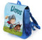 Unikatolo Werbetreff Gera Kinder-Rucksack mit Name - Personalisierter Kindergarten-Rucksack - Kita-Tasche - bedruckt - Geschenk-Idee Junge - Ritter - Blau