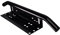 Triclicks - Soporte universal de aluminio negro, soporte de la placa, soporte del parachoques, soporte de la luz para coche, camión, todoterreno, tractor