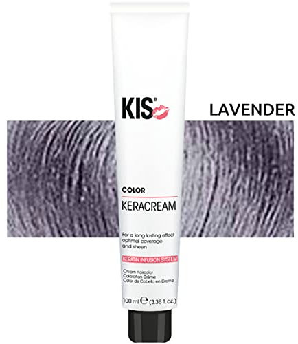 KIS KeraCream Color - permanente Haarfarbcreme - Lavender - hohe Deckkraft - intensive Haarfarbe - Keratin Infusion - Tierfreundlich & Nachhaltig, 100 ml