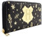 Harry Potter Magique Doré Métallique Symboles Porte-Monnaie Clutch Poche à Monnaie & Porte-Cartes, Noir