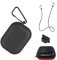 AICEK Custodia Compatiblile con AirPods Pro Cover Silicone Case per Apple AirPods Pro Protective Accessori con Moschettone,Earpod Cover Nero