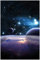 Wallario selbstklebendes Poster - Planeten im Weltall, Aufkleber in Premiumqualität, Klebefolie Größe: 100 x 150 cm XXL-Poster