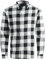 JACK & JONES Mens Gingham Long Sleeve Shirt Whisper White M