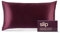 SLIP Silk King Kissenbezug, 100% Reine Maulbeerseide, 22 Momme, atmungsaktiv und hypoallergen, für Gesundheit der Haare und Haut, 50,8 x 91,4 cm, Pflaume
