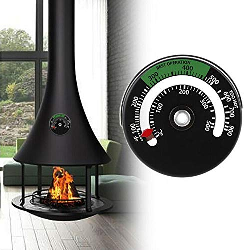 Wang shufang 1pc magnetische Kamin-Ofen Thermometer Kamin Temperatur Home Küche Hardware Zubehör Zubehör