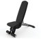 ATLETICA B6-Decline Hantelbank | Studio Qualität | 43 kg schwer | Negativ verstellbar | Beinablage | Edelstahl Verstellmechanismus | 7 cm dicke Polster Material Leather