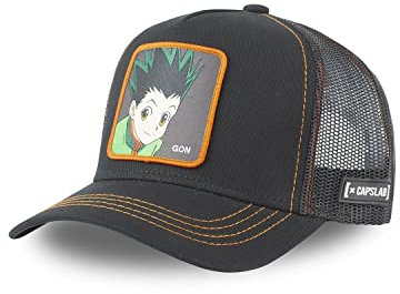 Cap Herren Hunter X Hunter, Tracker Kappe Herren, Gon Freecss, Bequem, Schwarz, Einheitsgröße