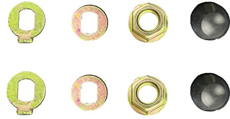 SPORTARC 1 Set E-Bike Nabenmotormuttern, E-Bike Nabenmotor Achse für M14 Kontermutter / Sicherungsscheibe / Abstandshalter / Mutternabdeckung