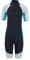 Mountain Warehouse Shorty Damen-Wetsuit -2,5 mm, Neoprenanzug für Frauen, Flatlock-Nähte - kurzer Damen-Neoprenanzug, ideal zum Tauchen, Surfen und Schwimmen Marine Damengröße EU 36-38