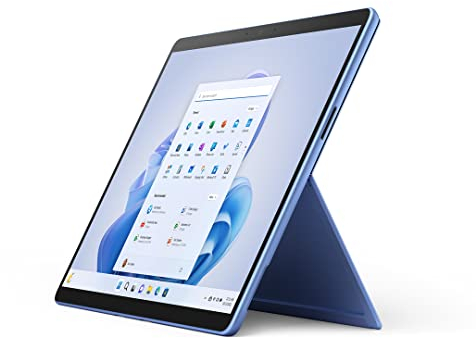 Microsoft Surface Pro 9, i5, 16GB RAM, 256GB SSD, Win 11 Home, 13 Zoll 2-in-1 Tablet/Laptop, Saphirblau, powered by Intel Evo Plattform