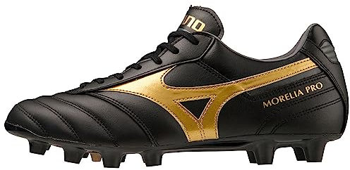 Mizuno Morelia II PRO Soccer Unisex, Nero Oro Darkshadow, 45 EU