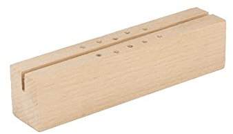 Ideen mit Herz Holzständer, Design 6, 12,2cm x 2,6cm x 2,8cm, 1 Schlitz und 10 Löcher