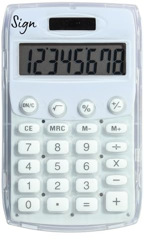 CALCULATRICE COOL STYLE BLANC