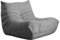 GAGALU Lazyboy Sofasessel, Loungesessel, Wohnzimmer, Schlafzimmer, kleines Sofa, kann Sich hinlegen und schlafen, hohe Elastizität zurück zum Schwamm,Grau