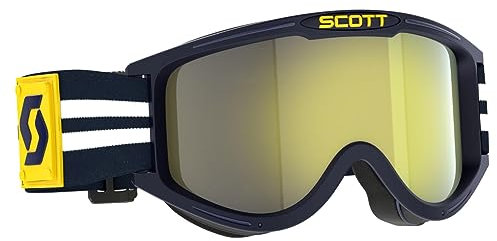 Scott 89X Era MX Goggle Cross/MTB Brille blau/gelb chrom