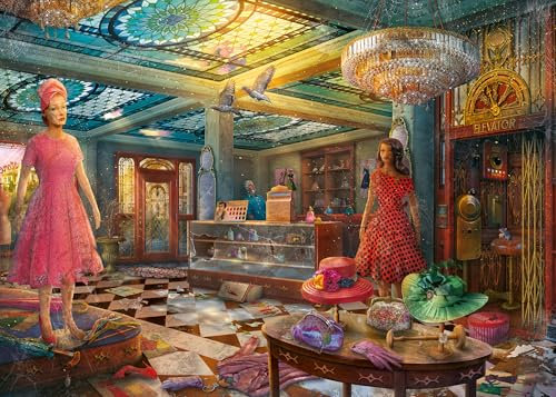 Ravensburger Puzzle 2D 1000 elementów: Opuszczony sklep, Nowy Design