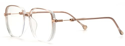 KAEOISFU Übergroße glänzende Lesebrille 1,5 für Männer und Frauen, Anti-Blaulicht-Computerlesegerät, Stilvoll Computerbrille, Großem Rahmen Anti-Augenermüdung Leser Brille