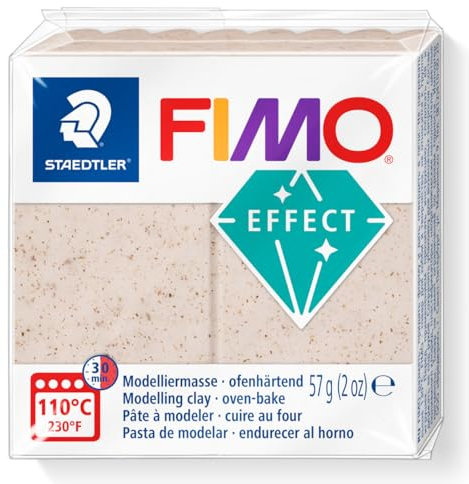 STAEDTLER FIMO effect 8010 Botanical Ofenhärtende Modelliermasse, Einzelprodukt botanical hagebutte, 8010-770