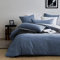 SOULFUL 240x260 Baumwolle Denim Blue, 1 Bettbezug & 2 Kissenbezügen 80x80