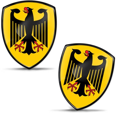 SkinoEu® 2 x 3D Aufkleber Autoaufkleber Stickers Auto Moto Fahrrad Helm Fenster Tuning F 171
