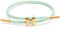 Geflochtenes Armband Damen I Verstellbarer Armreif Gold I Charm Armband frü Frauen I Segeltau Armband Freundinnen I Freundschaftsarmband (Hellgrün)
