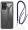 Compatible with Doro 8200 Plus Case + Universal Mobile Phone Lanyards, Neck/Crossbody Soft Strap Silicone TPU Cover Bumper Shell for Doro 8200 Plus (6.09”)
