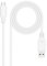 Nanocable Cable USB 2.0 3A USB-C-M/M 0.5M Blanco