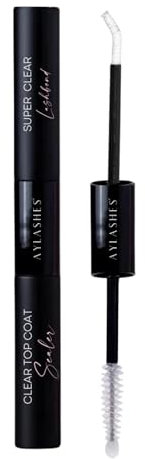 AYLASHES - DIY DUO PEN BOND & SEAL bis zu 7 Tage Halt | dermatologisch getestet | Wimpernkleber und Sealer für Wimpernverlängerung Zubehör | Clear