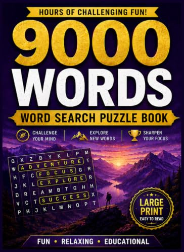 The Big Word Search Puzzle Book for Adults: 225 Large Print Puzzles for Fun and Relaxation