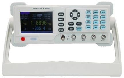 LCR Meter, Digitales Tisch-LCR-Brückenmessgerät ET4401 ET4402 ET4410 Kapazitätswiderstand Induktivitätsmesswerkzeug(ET4410)
