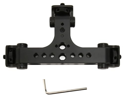 PODSJD Handy Aufsteller Stativhalterung, Triple Phone Holder Adapter aus Aluminiumlegierung, 180° Rotierender Kugelkopf - Stabiler Smartphone - Halter für Vlogging, Live - Streaming und