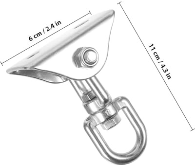 LALADEFIEE Heavy Duty Ceiling Hooks Swing Hanger Hammock Hanger for Garden Swing Seat Stainless Hook for Plant