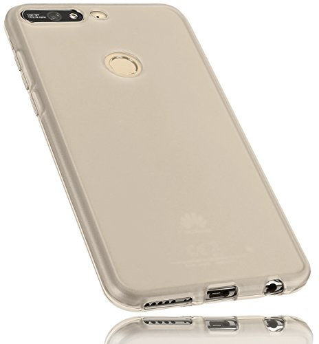 mumbi Hülle kompatibel mit Huawei Y7 2018 Handy Case Handyhülle, transparent weiss