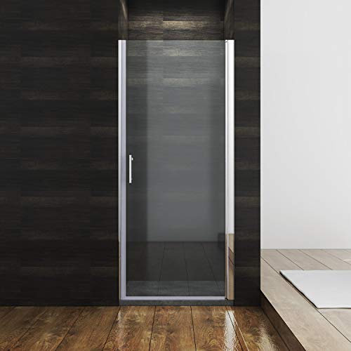 SONNI Duschkabine 70 x 185 cm Duschtür Pendeltür Duschabtrennung, NANO Glas