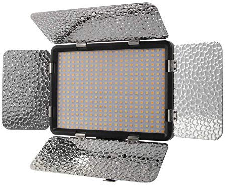 LED Camera Video Light, Hersmay 5500k / 3200k 396PCS Photography Studio Light Camera Video Light Lighting Kit with Reflector for DSLR Camera Camcorder DV