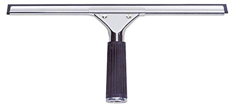 raspador de cristal de acero inoxidable con caucho, tamaño a elegir: 25 cm, 35 cm, 45 cm y 55 cm (55 cm)