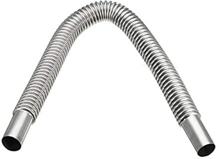 Jannyshop 25mm Auto Heizung Edelstahl Abgasrohr Standheizung Kraftstofftank Abgasrohr für Diesel Heizung 60cm Lenth