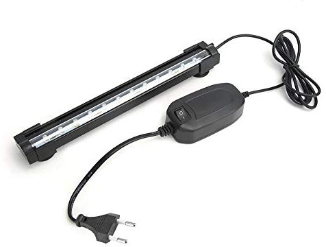 Pssopp Aquariumlampe LED Fish Tank Bubbler Light Wasserdicht Tauchbar Bunte Unterwasserlicht Aquarien Lampe aus ABS-Kunststoff für Aquarien (DB-15 EU)