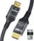 Adauxter Câble HDMI 2.1 10K 8K 0.5M, Certifié 48Gbps Ultra Haut Débit HDMI Câble avec Ethernet 4K 240Hz 165Hz 144Hz 120Hz 8K 60Hz eARC HDCP2.3 HDR10+ PC Projecteur TV Moniteur PS5 X-Box