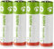 TronicXL 4 batterie AA da 1,2 V 1300 mAh ricaricabili di ricambio per Varta Panasonic Energizer Ansmann Kodak