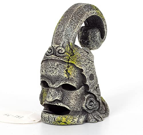 M&S Reptilien ReptiZoo Deko-Steinstatue antikes Gesicht (ERS33M)