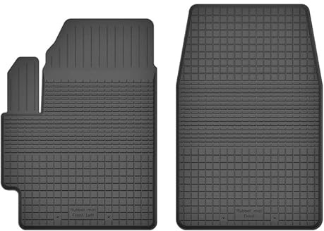 Gummimatten Automatten Gummifussmatten Gummi Fußmatten für Mitsubishi Colt VII Bj. 2008-2012 VORNE Fahrer-und Beifahrermatte FXa