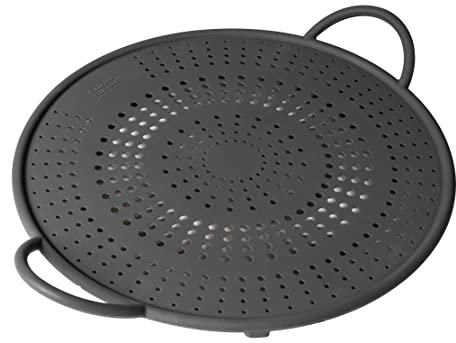 KUHN RIKON Protector antisalpicaduras de silicona gris Ø 26 cm
