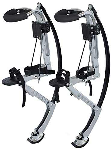 EEYZD Spring-Stelzen-Schuhe, Känguru-Schuhe, Damen, Herren, für Flips, Tricks, Übung, Fitness, Cardio-Hüpfschuhe für Erwachsene und Kinder, schwarz, Kinder