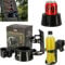 Lidsters Fishing Supplies NGT FISHING 3 IN 1 DRINKS CUP MUG HOLDER FOR FISHING CHAIRS CAMPING BEDCHAIRS BOTTLES CARP COARSE FISHING TACKLE Black One Size