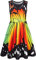 AIDEAONE Mädchenkleid Mädchen Sommer Kleid Buntes Schmetterling Kleid 10-12 Jahre, XL