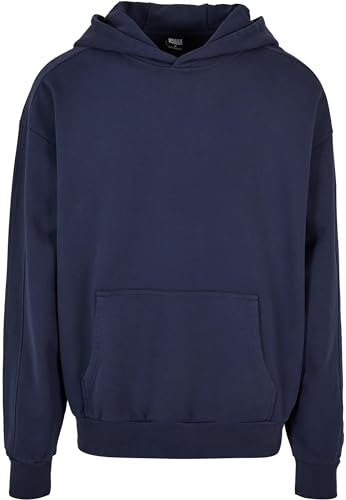 Urban Classics Herren Kapuzenpullover Heavy Terry Garment Dye Hoody darkblue 3XL